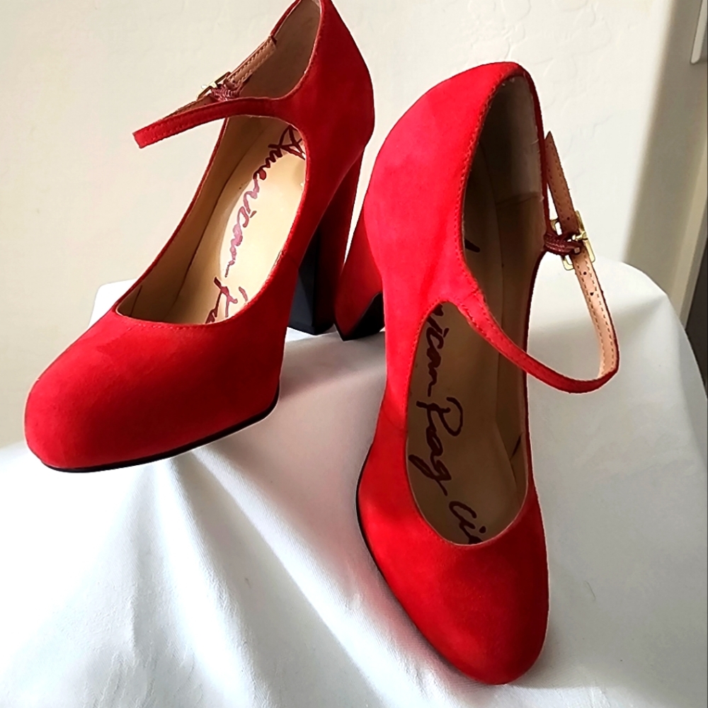 American Rag Women's Red Mary Jane Heels